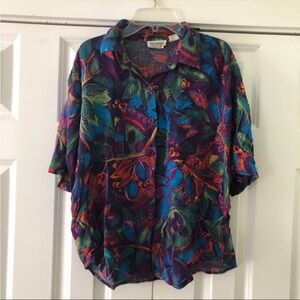 Nouveau Riche Multicolor Floral Blouse